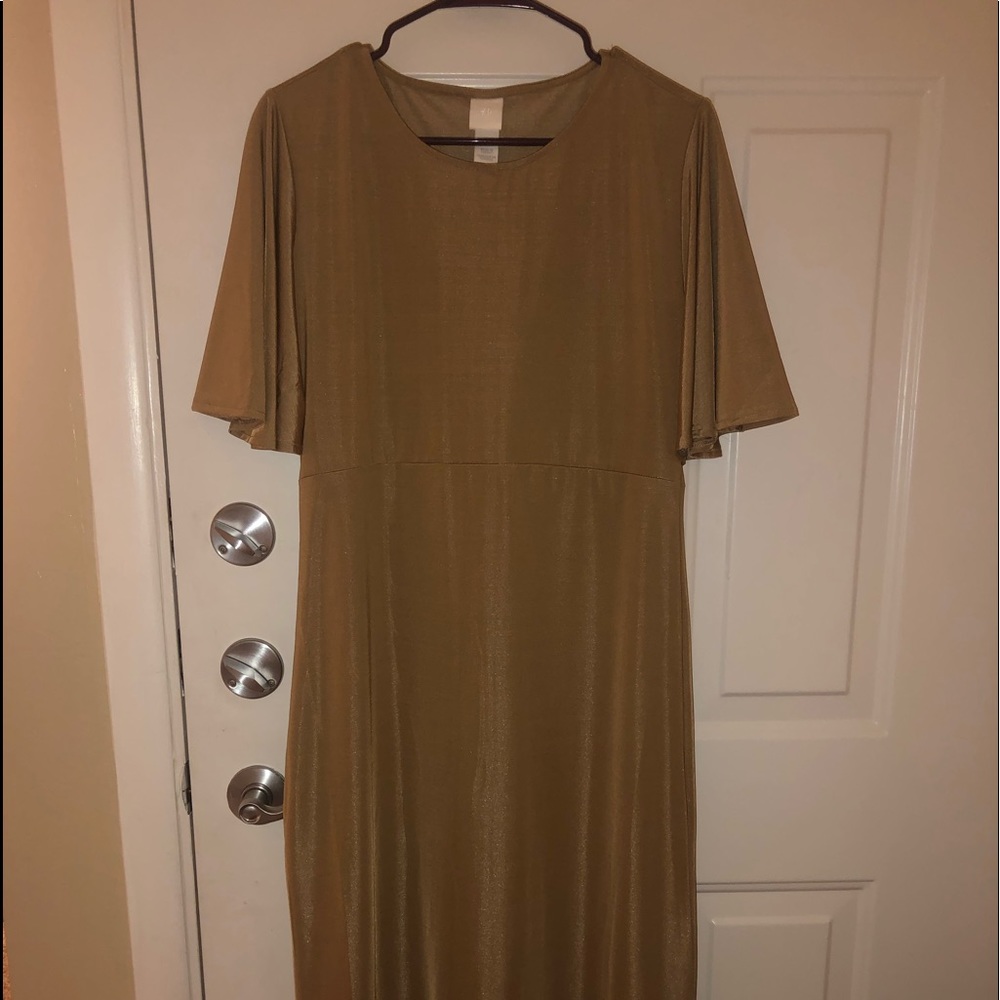Long mid calf dress
